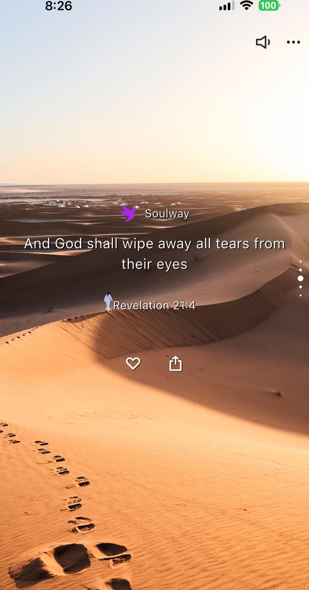Soulway
And God shall wipe away all tears from their eyes
Revelation 21:4
