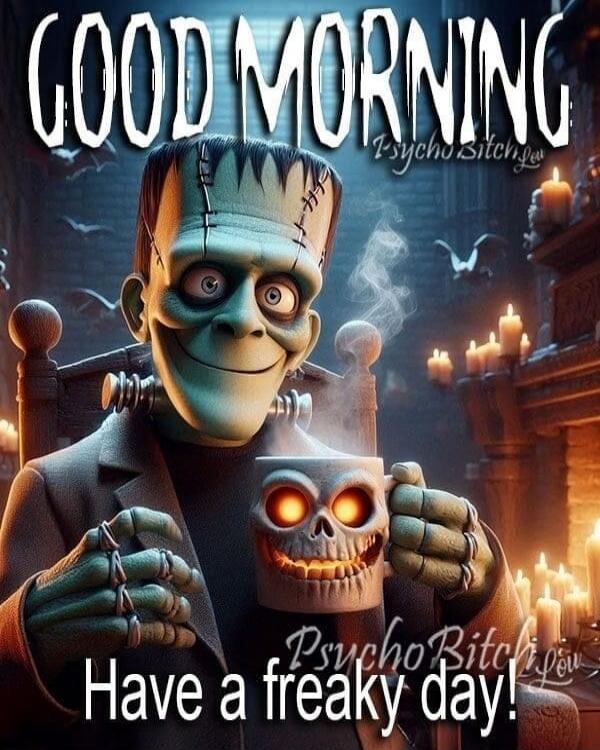 GOOD MORNING Have a freaky day!