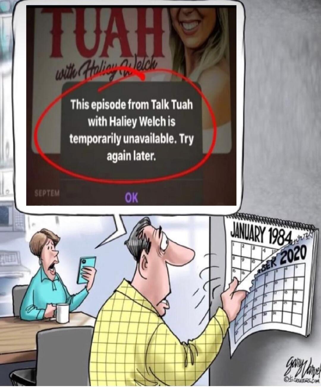 This episode from Talk Tuah with Haliey Welch is temporarily unavailable Try again later