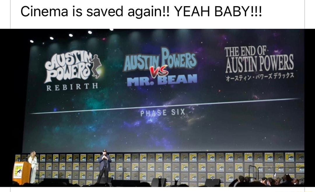Cinema is saved again YEAH BAB TERDOE iR wduas s