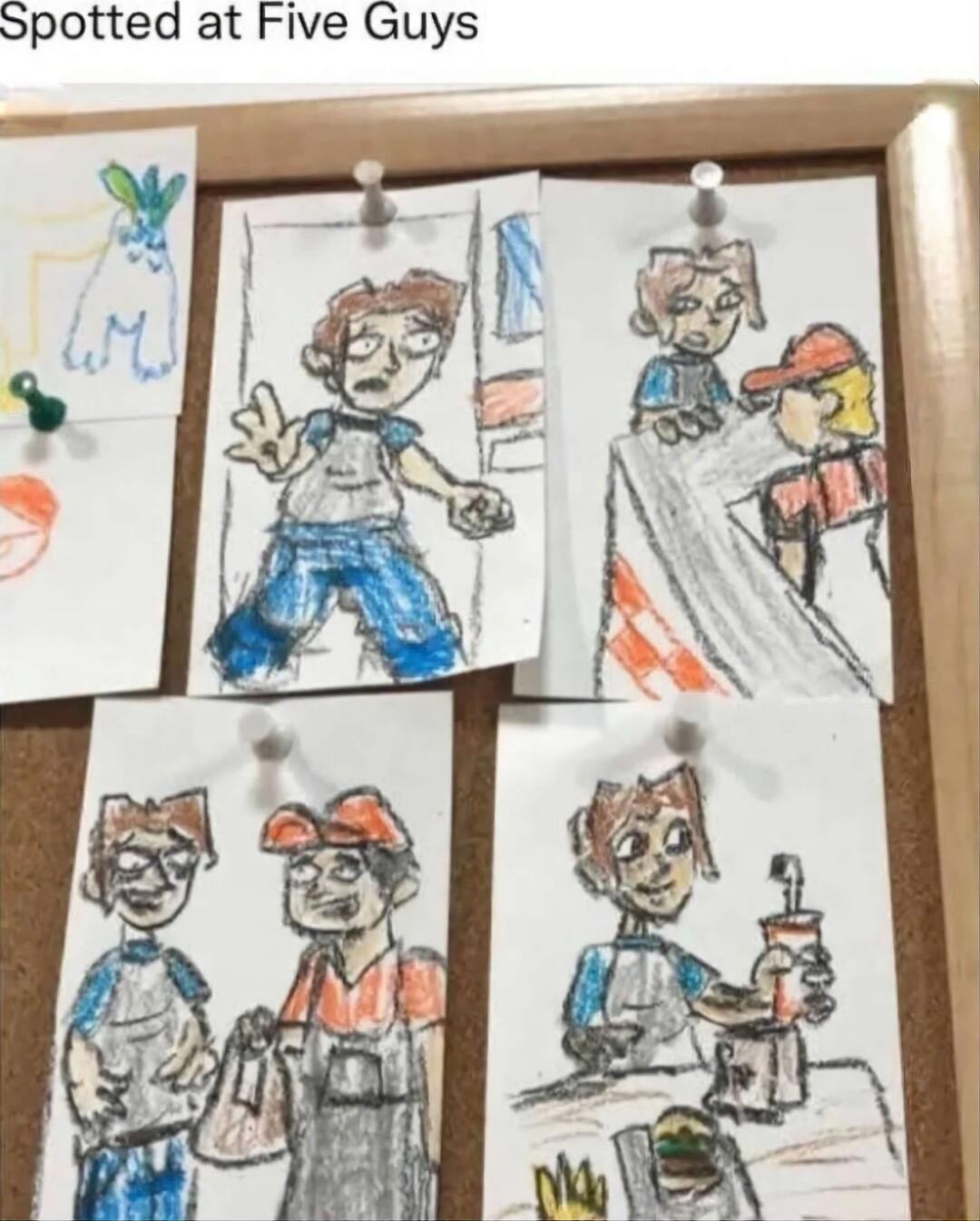 opotted at Five Guys