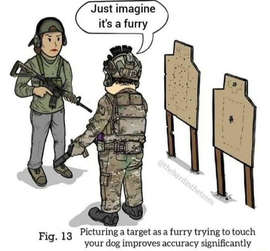 Just imagine its a furry Fig 13 Picturinga targetasa furry trying to touch g e your dog improves accuracy significantly