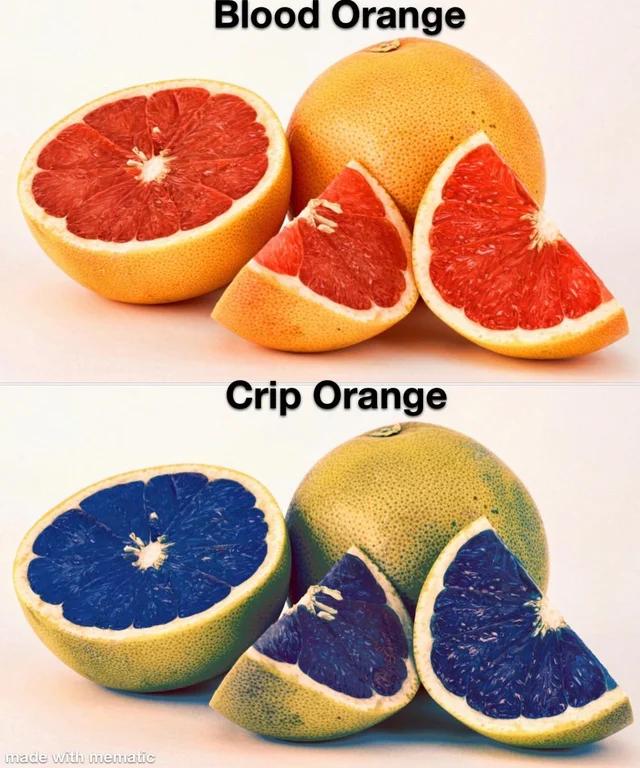 Blood Orange e Crip Orange