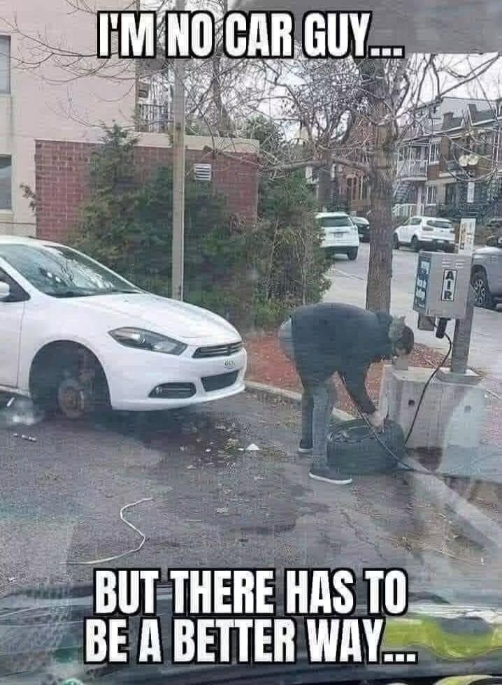 I'M NO CAR GUY... BUT THERE HAS TO BE A BETTER WAY...