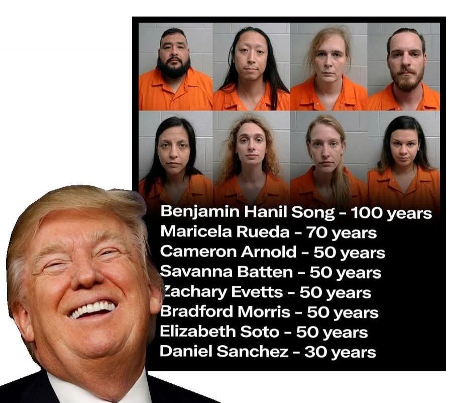 Benjamin Hanil Song - 100 years Maricela Rueda - 70 years Cameron Arnold - 50 years Savanna Batten - 50 years Zachary Evetts - 50 years Bradford Morris - 50 years Elizabeth Soto - 50 years Daniel Sanchez - 30 years