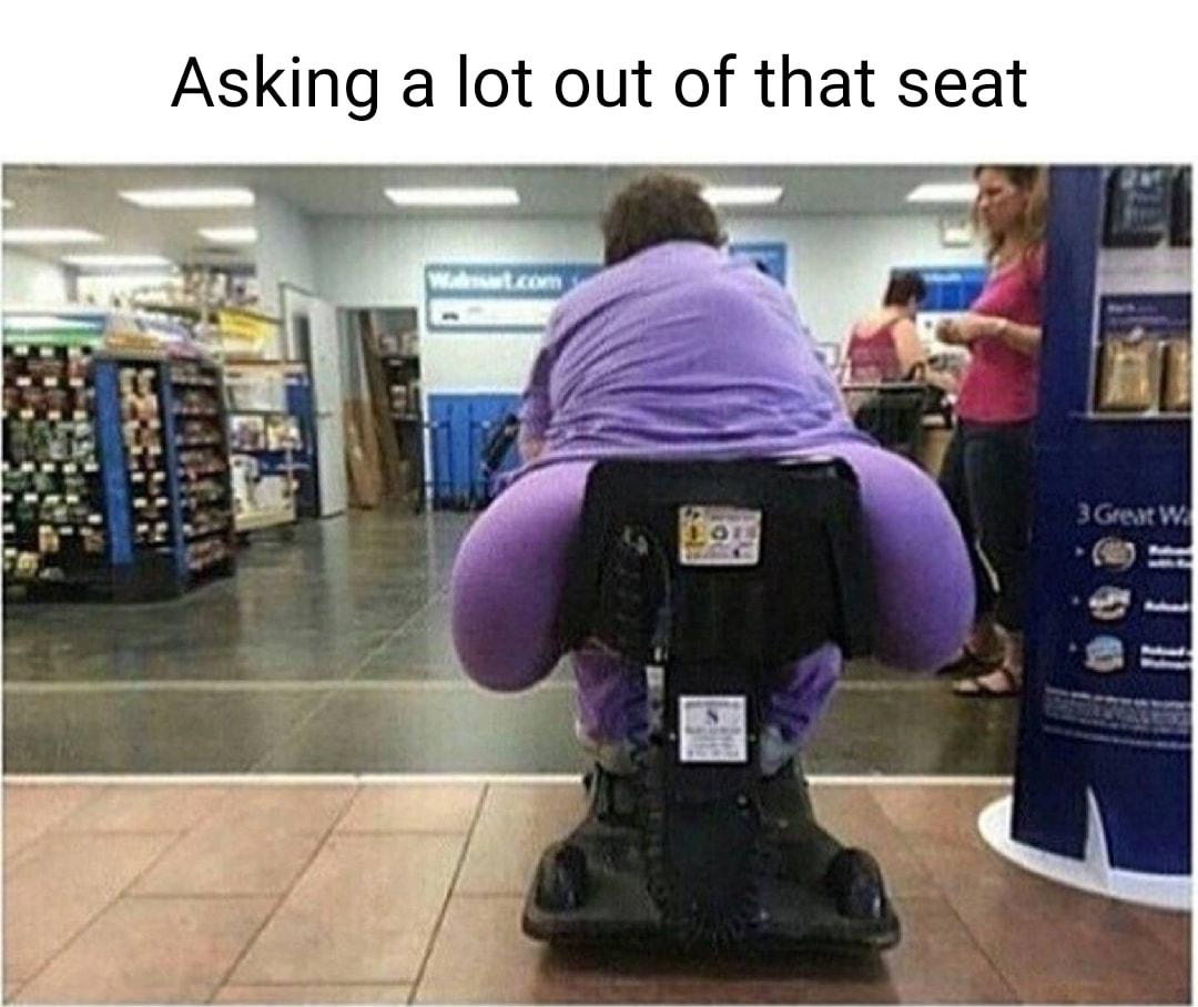 Asking a lot out of that seat