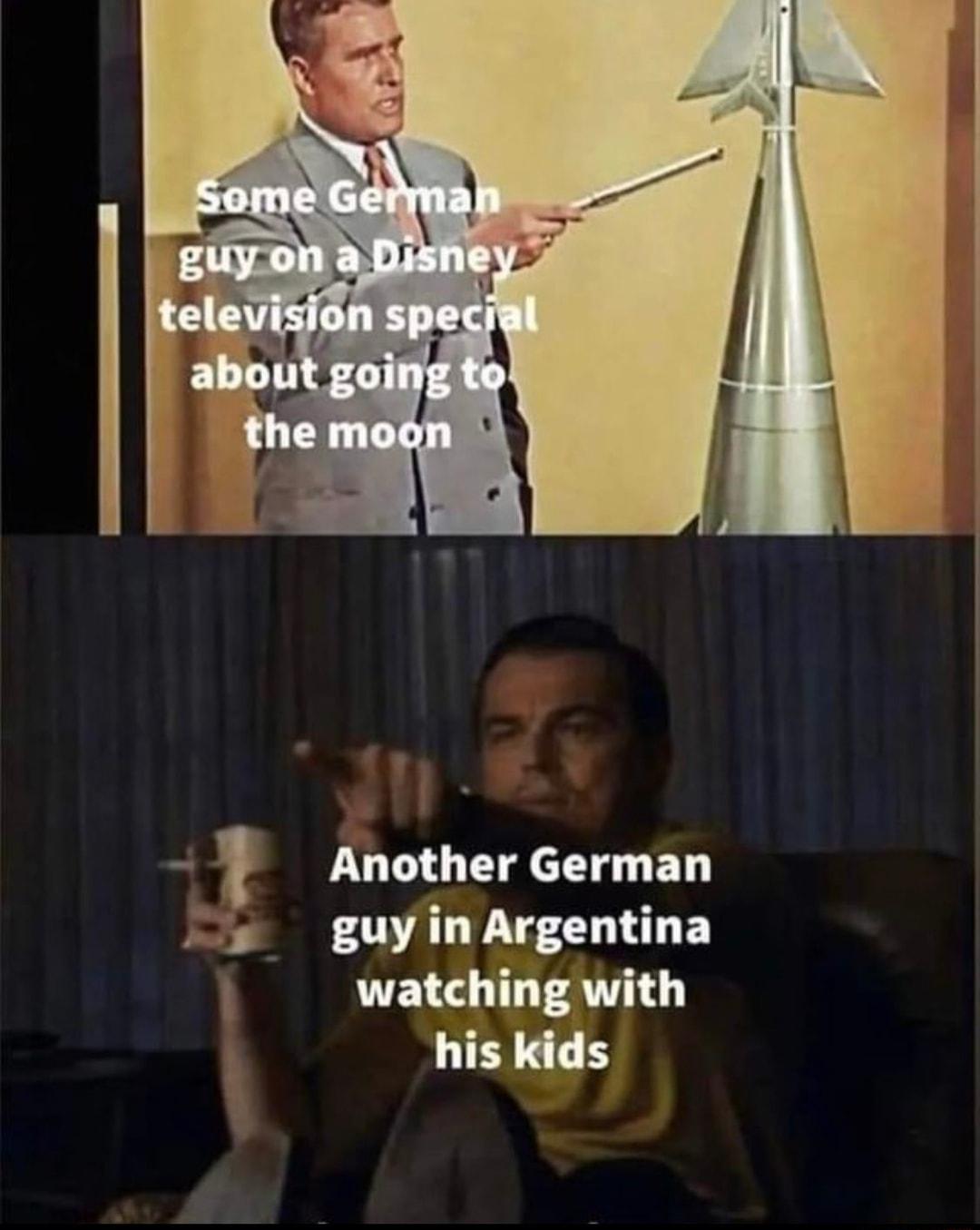 Another German s guyinArgentina watching with 5 his kids