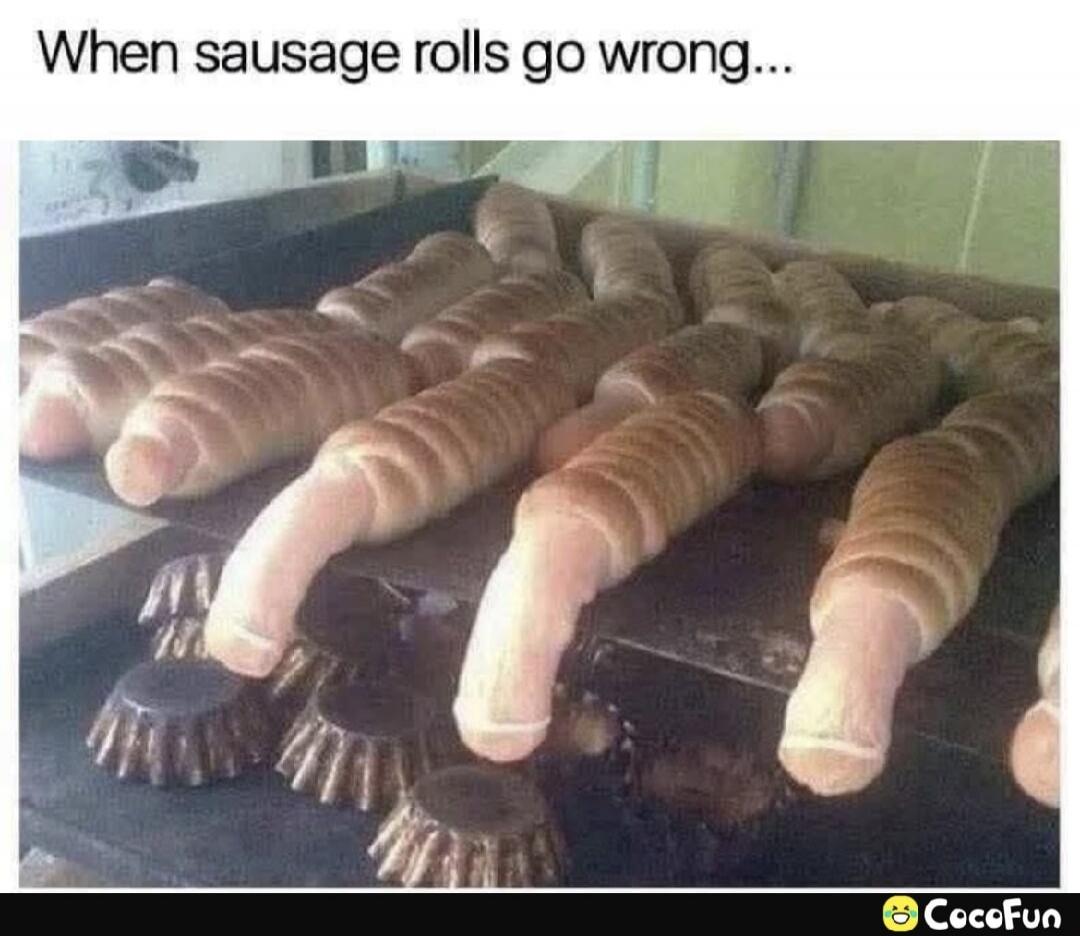 When sausage rolls go wrong...