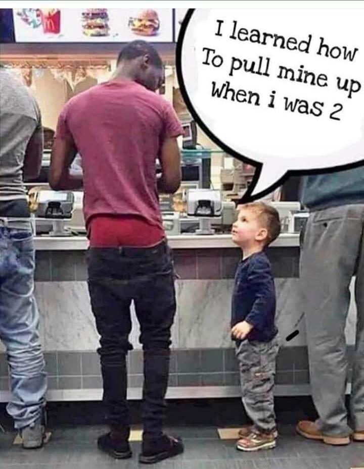 I learned how To pull mine up when i was 2