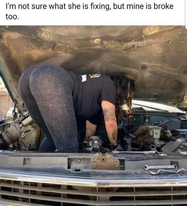 I'm not sure what she is fixing, but mine is broke too.