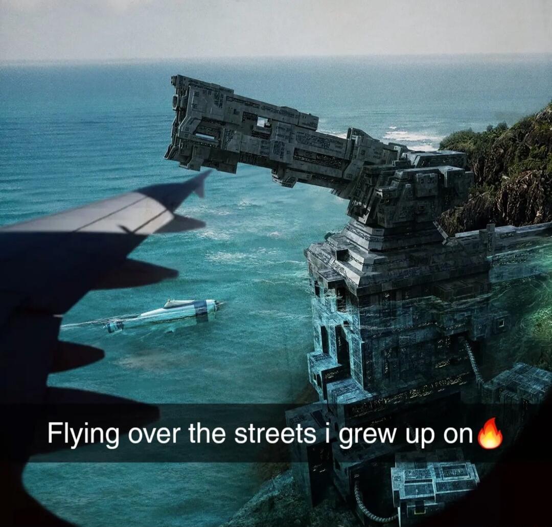 Flying over the streets i grew up on By 1