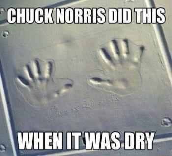 CHUCK NORRIS DID THIS WHEN IT WAS DRY