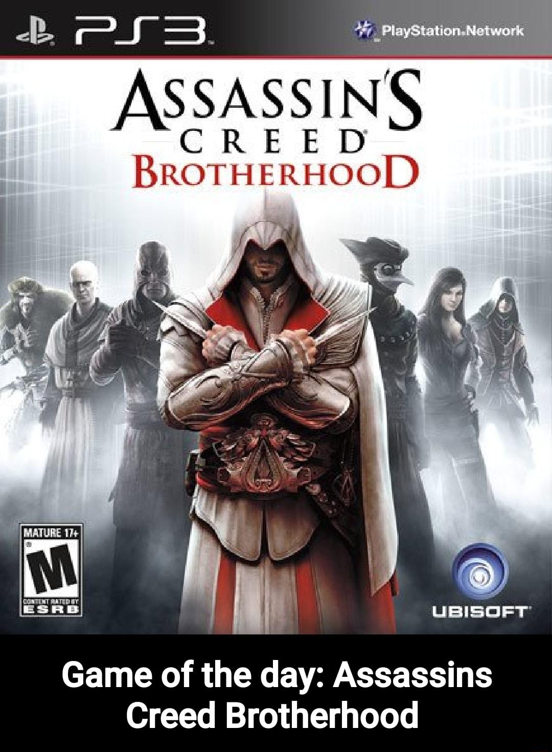 L ASSASSINS CREED BrOoTHERHOOD X l i o h 1 u L _ 7 A 2 5 T W Zst it 1 Wi IR AC e711 o i 1 X VA G R B Creed Brotherhood