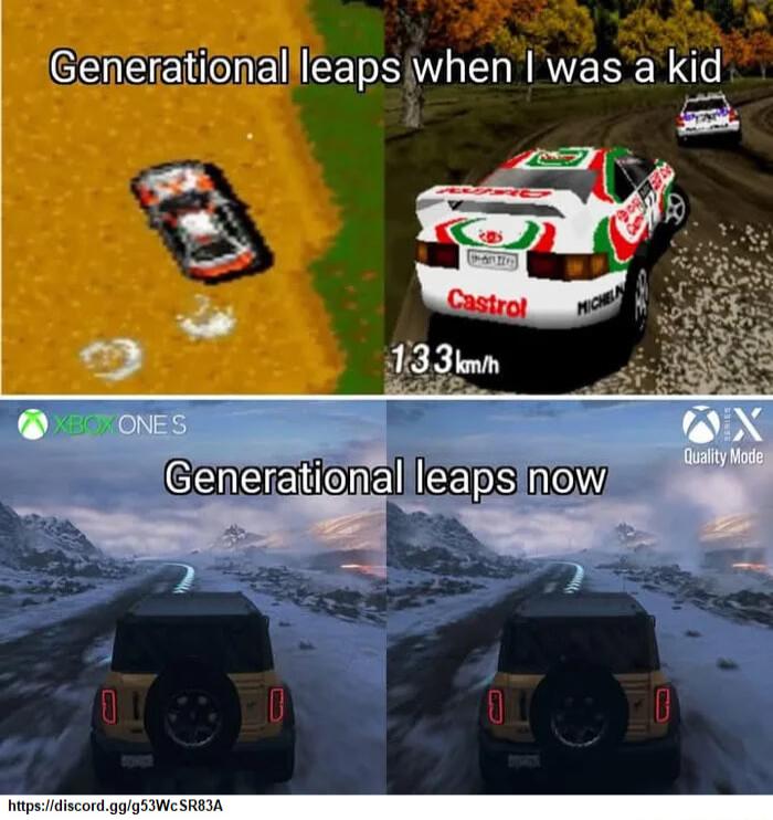 Generationallleapsiwhen was a kid