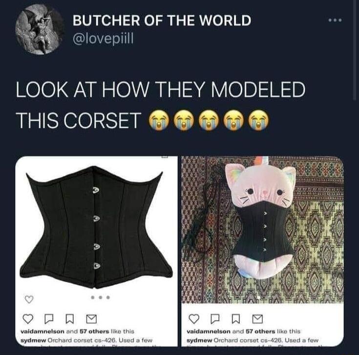 BUTCHER OF THE WORLD lovepiil LOOK AT HOW THEY MODELED iz RelelSian X X X X