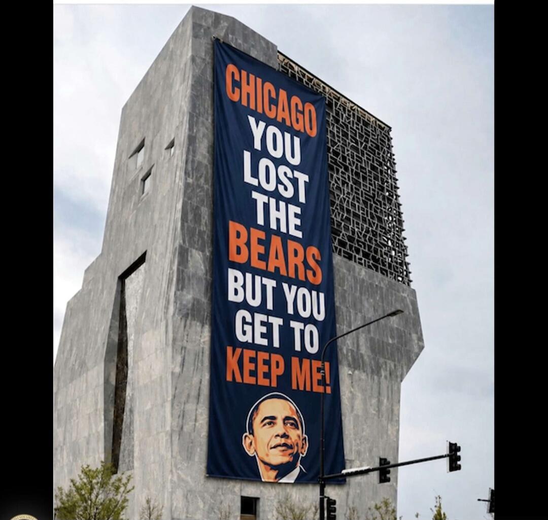CHICAGO YOU LOST THE BEARS BUT YOU GET TO KEEP ME!