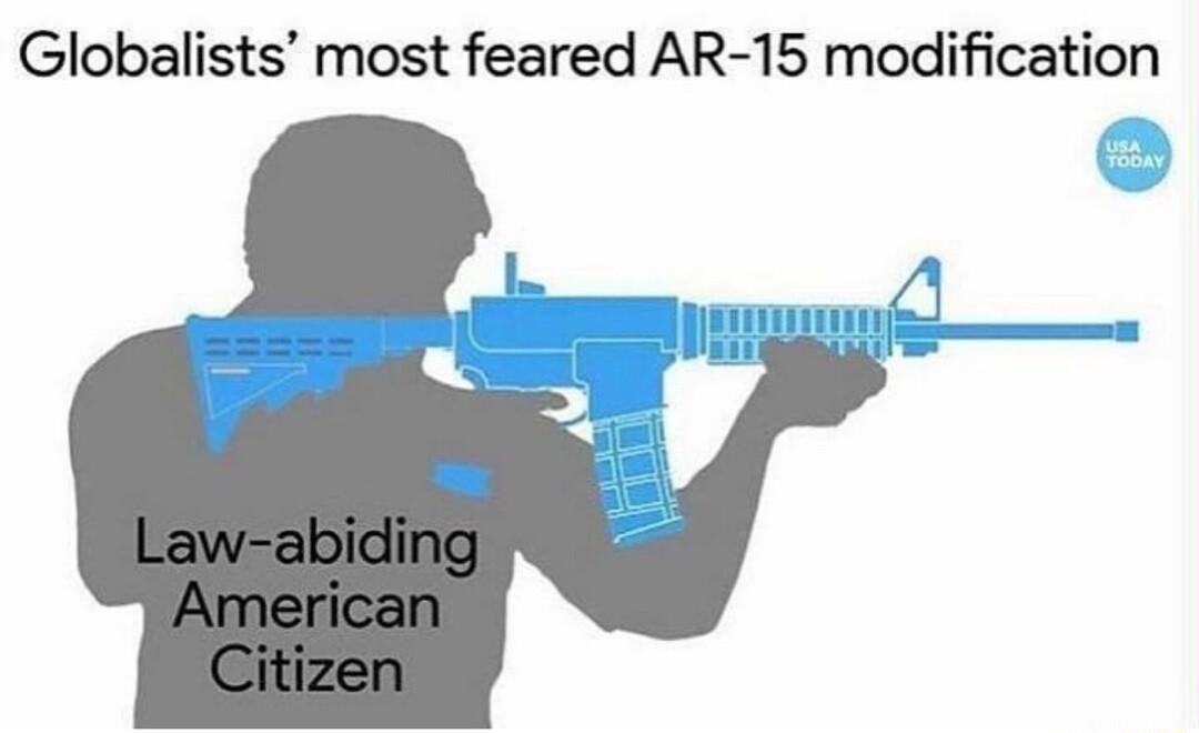 Globalists most feared AR 15 modification