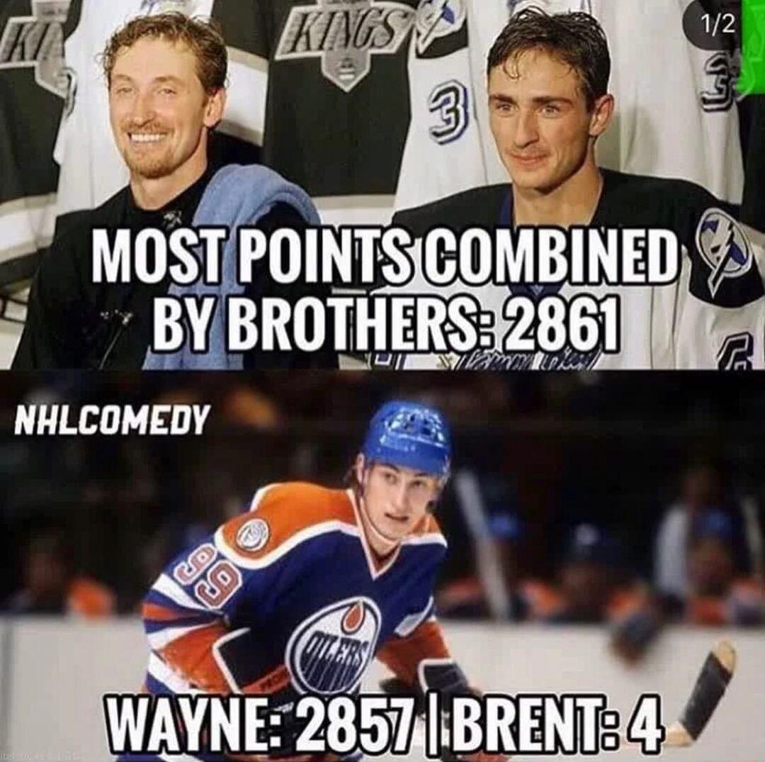 2 NHLCOMEDY 5 X s WAYNE 2857 BRENT 18X