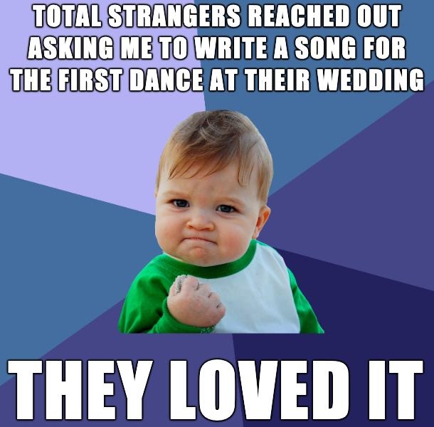 FIRSTIDANCE AT THEIR WEDDING THEY LOVED IT