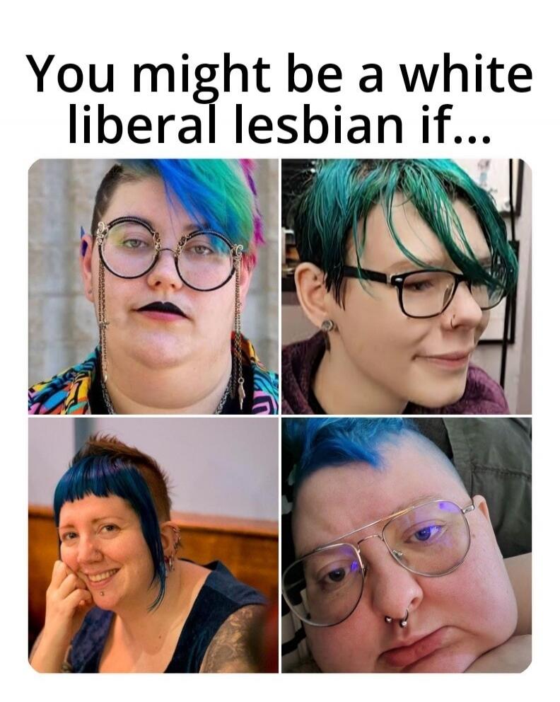 You might be a white liberal lesbian if...