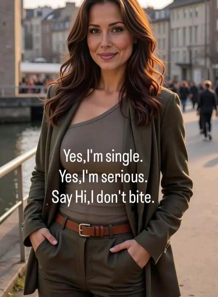 Yes, I'm single. Yes, I'm serious. Say Hi, I don't bite.