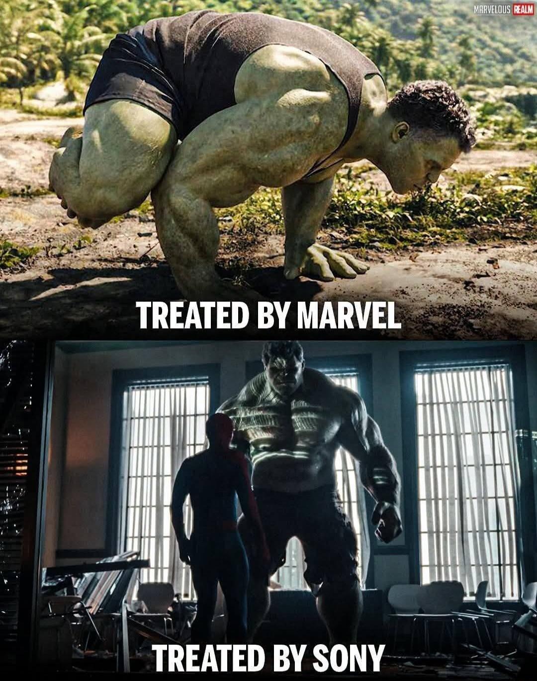 MARVELOUS REALM TREATED BY MARVEL TREATED BY SONY