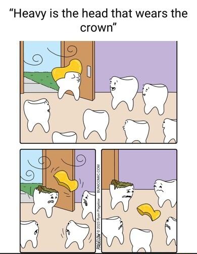 Heavy is the head that wears the crown