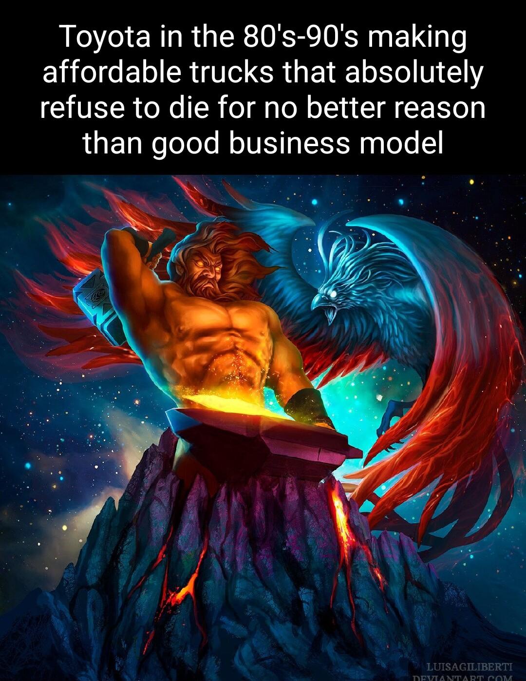 Toyota in the 80s 90s making affordable trucks that absolutely refuse to die for no better reason LU ETReToTole NoTET ST R g ToTe