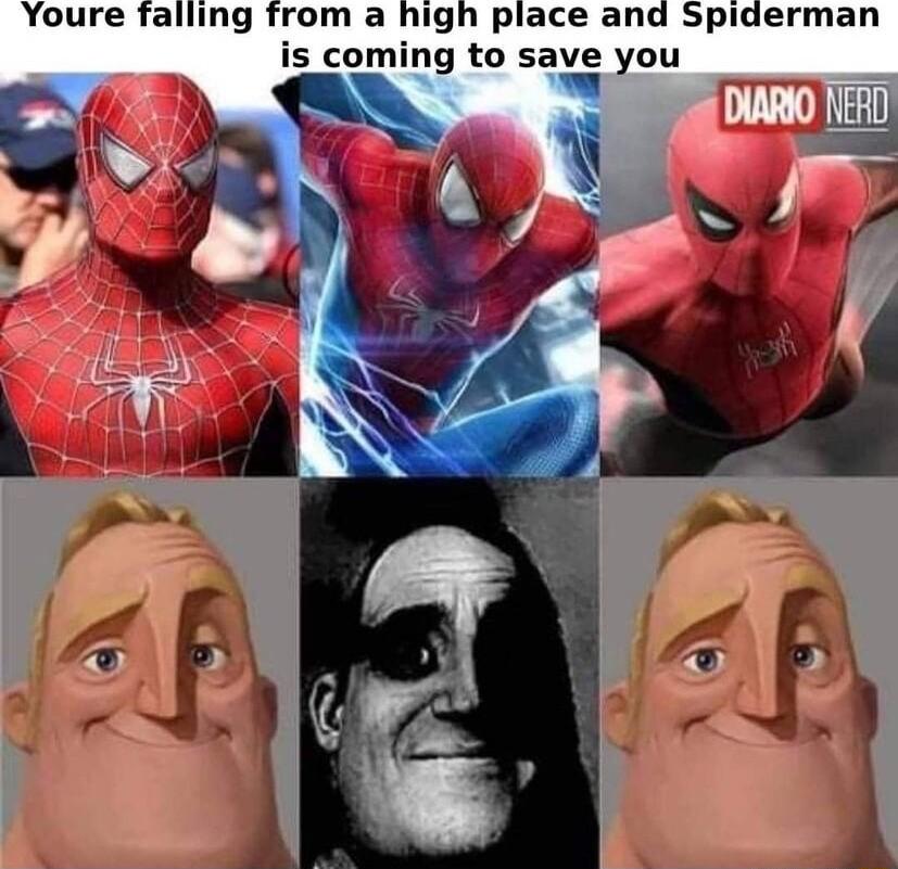 Youre falling from a high place and is coming to save you N