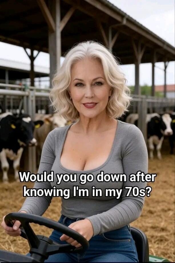 Would you go down after knowing I'm in my 70s?