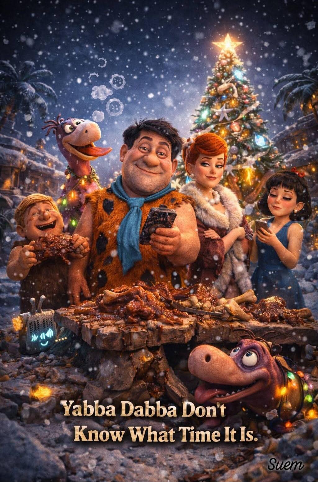 Yabba Dabba Don't Know What Time It Is.