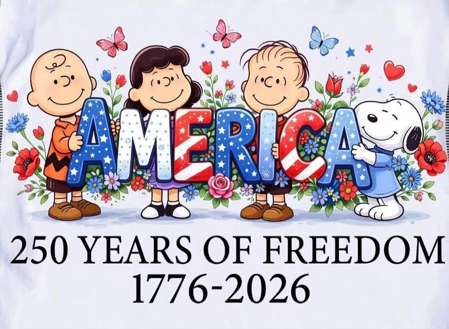 AMERICA 250 YEARS OF FREEDOM 1776-2026