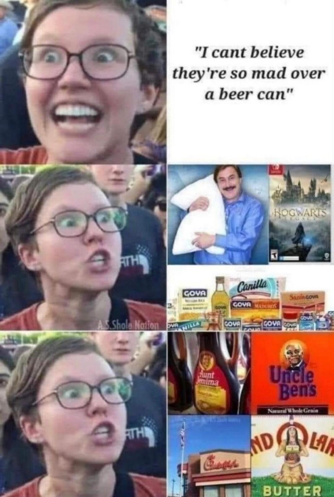 I cant believe theyre so mad over a beer can