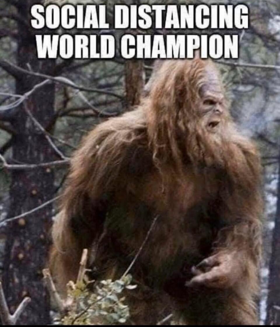 SOCIAL DISTANCING WORLD CHAMPION