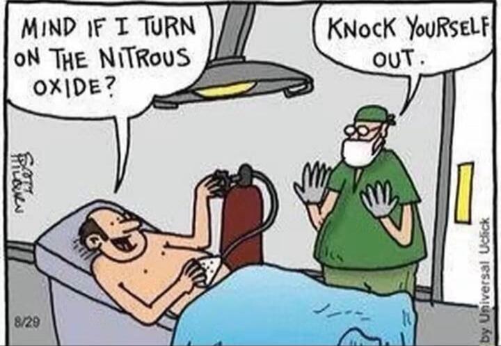 MIND IF I TURN ON THE NITROUS OXIDE? KNOCK YOURSELF OUT.