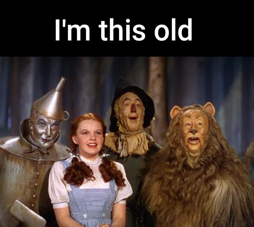I'm this old