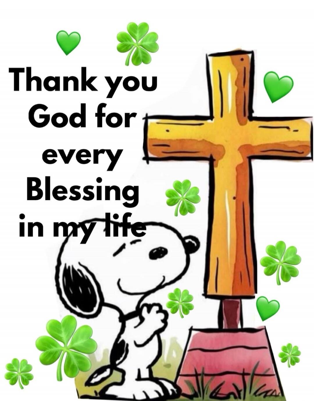 Thank you God for every Blessing in my life