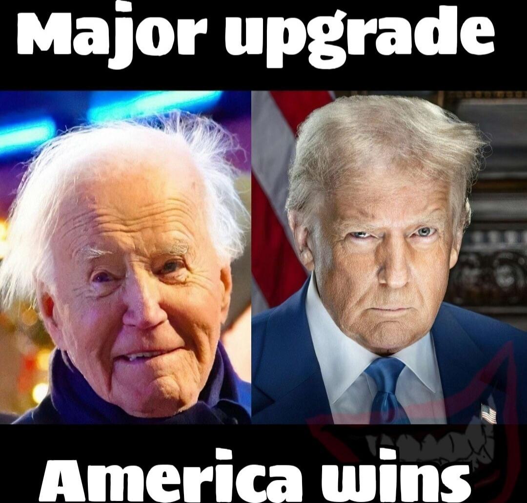 Major upgrade
America wins