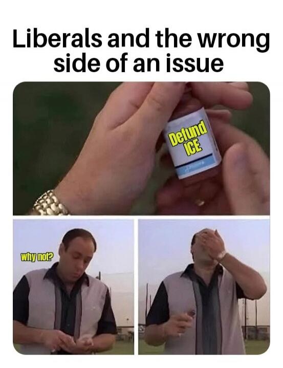 Liberals and the wrong side of an issue
Defund ICE
why not?