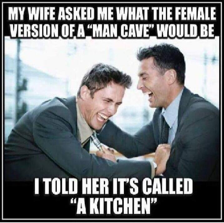 MY WIFE ASKED ME WHAT THE FEMALE VERSION OF A 