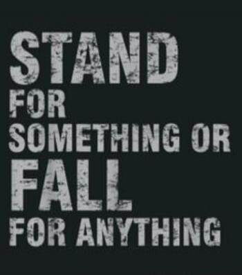STAND FOR SOMETHING OR FALL FOR ANYTHING
Session ID: 1001768.