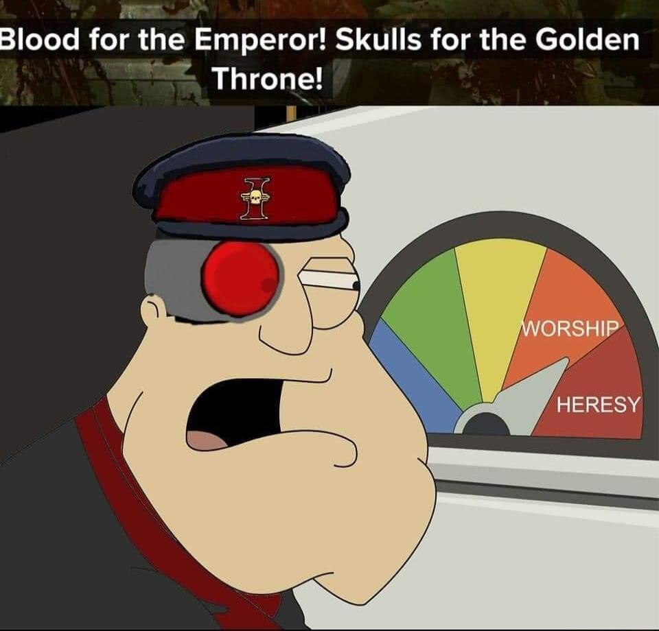 Blood for the Emperor Skulls for the Golden Throne HERESY