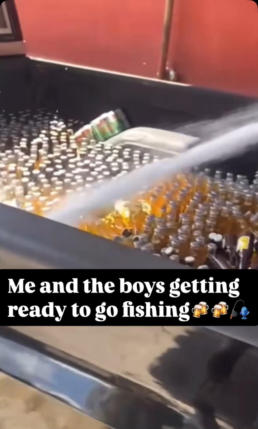 Me and the boys gettlng ready to go fishing