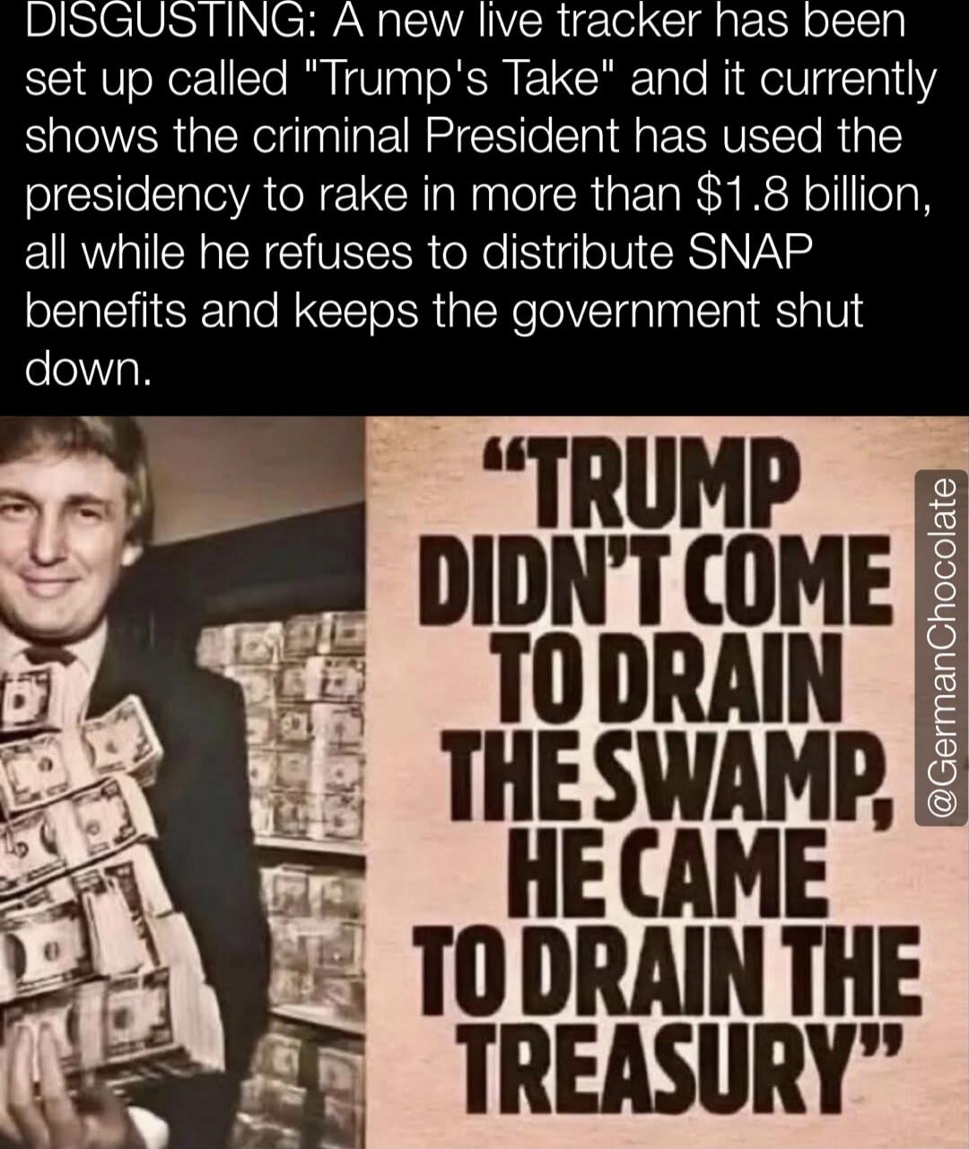 DISGUSTING: A new live tracker has been set up called 