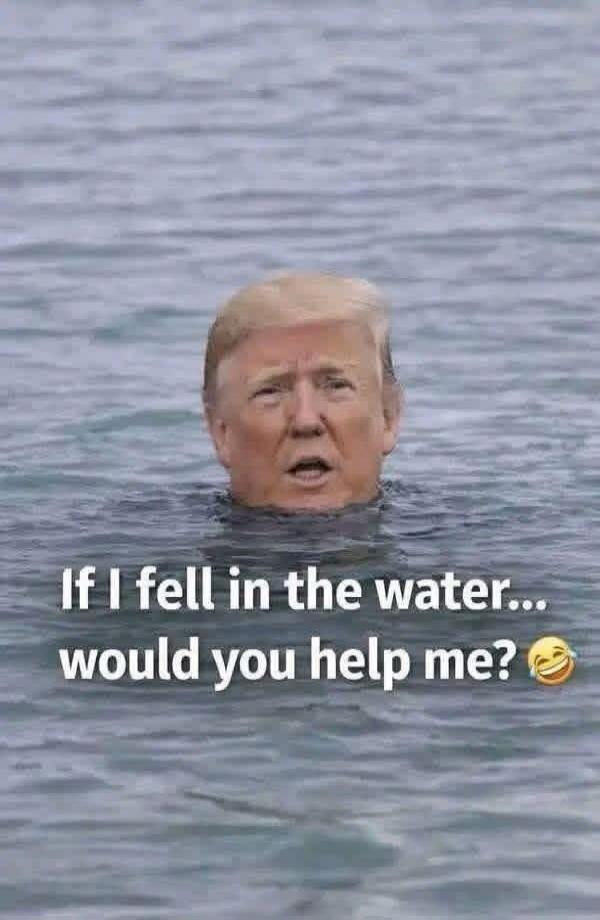 If I fell in the water... would you help me?