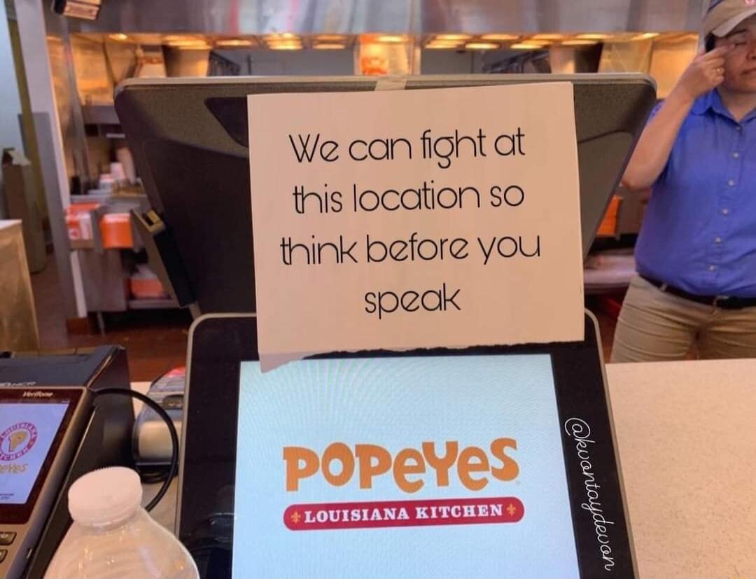 We can fightat this location so think before you speak