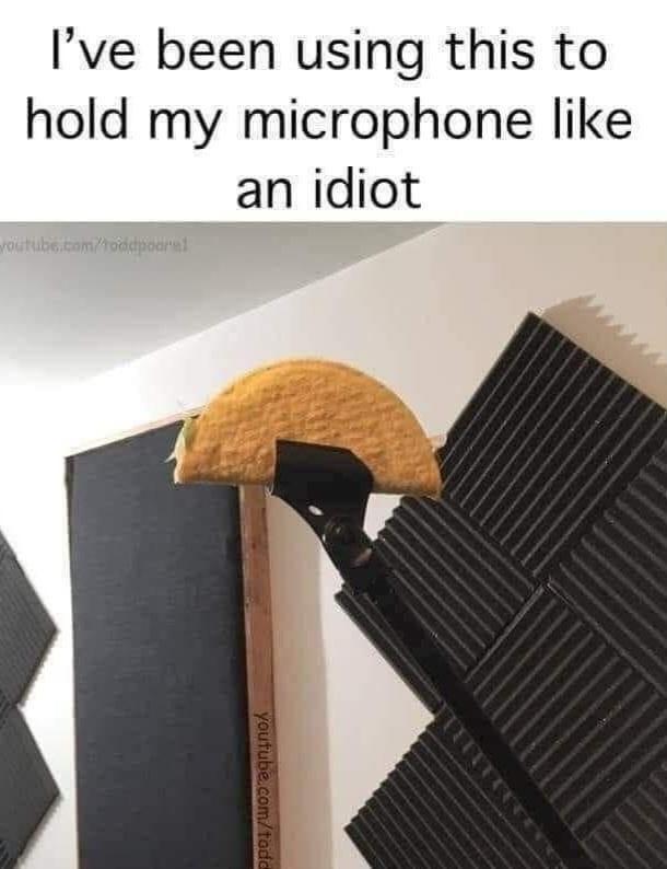 Ive been using this to hold my microphone like an idiot