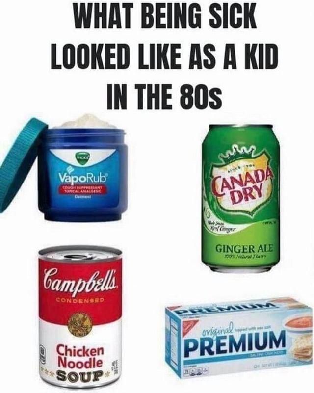 WHAT BEING SICK LOOKED LIKE AS A KID IN THE 80s