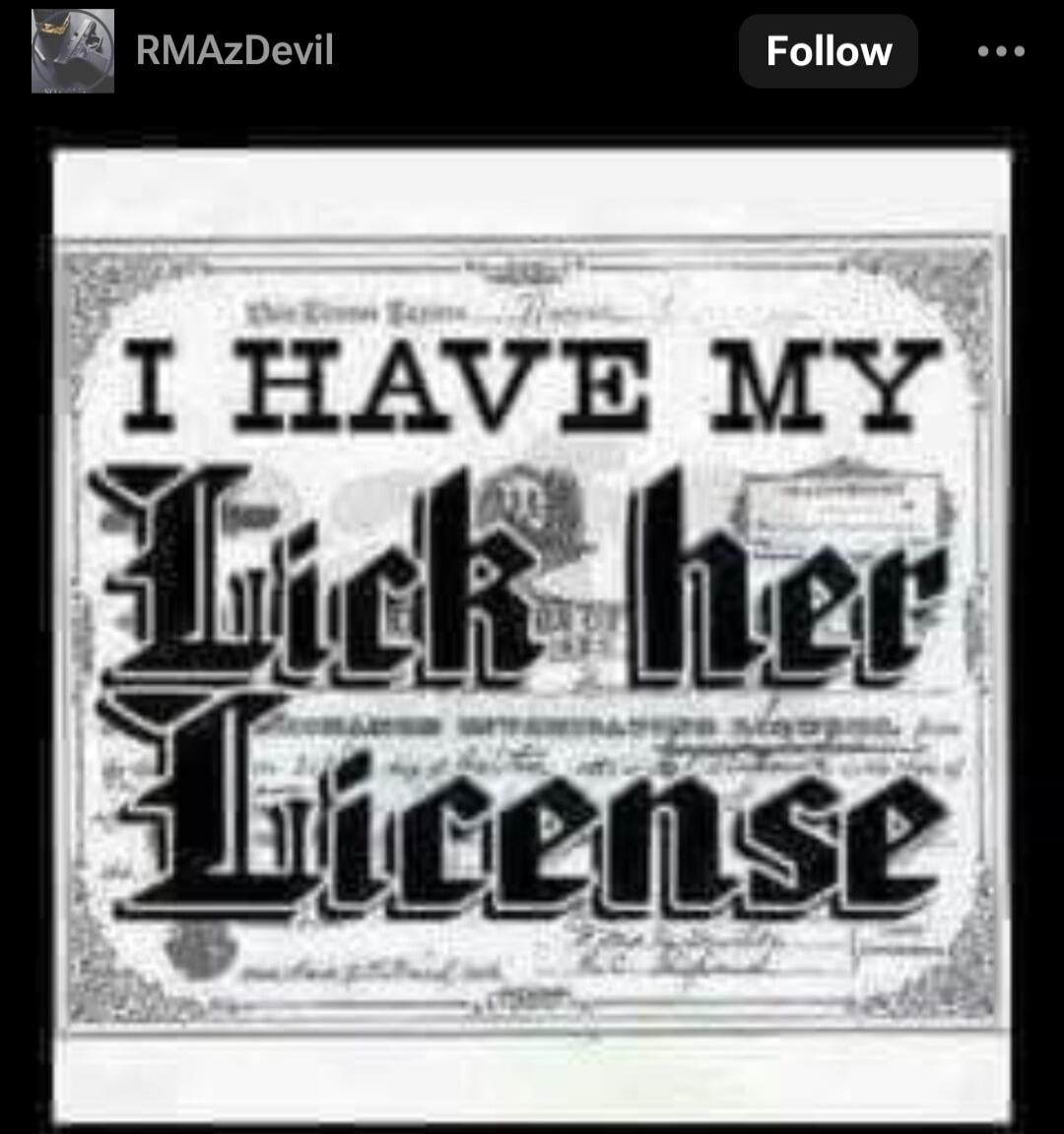 I HAVE MY LIQUOR LICENSE