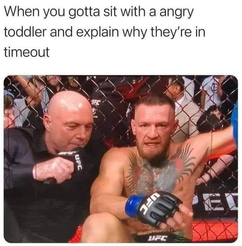 When you gotta sit with a angry toddler and explain why theyre in timeout